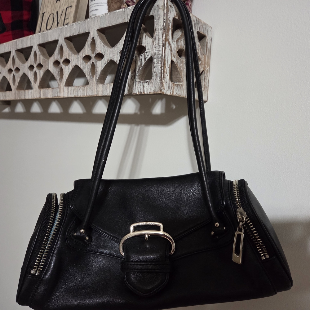 Cole Haan Black Leather Shoulder Bag
